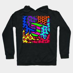 Alphabet Series - Letter J - Bright and Bold Initial Letters Hoodie